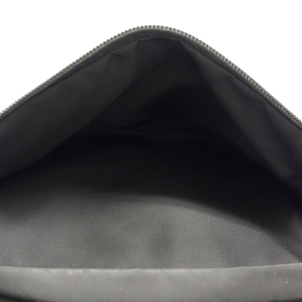 Prada Triangle Logo Backpack Daypack Black Nylon - image 6